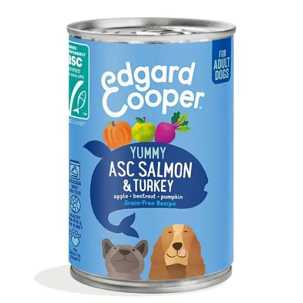 Edgard & Cooper Adult Grain Free 400 gr  Salmone e tacchino bauzaarit.myshopify.com