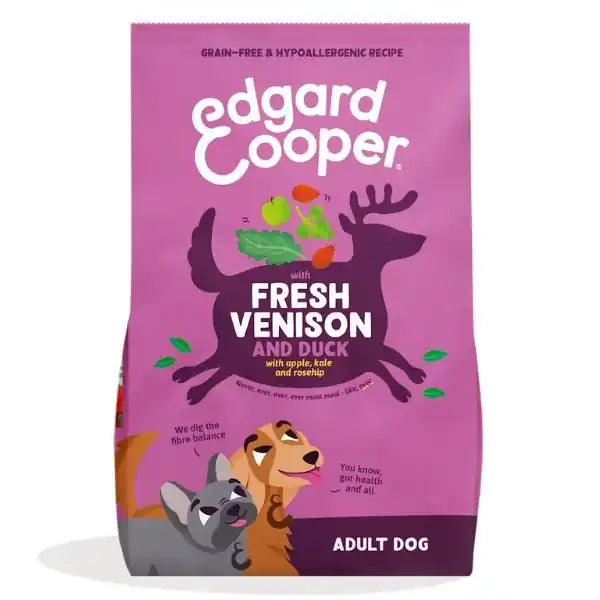 Edgard & Cooper Adult Grain Free Anatra e Cervo  7 kg bauzaarit.myshopify.com