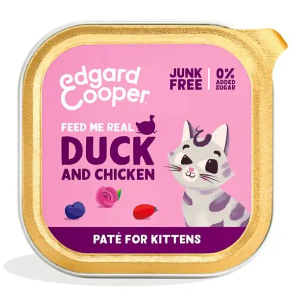 Edgard & Cooper Cat Kitten Patè Grain Free 85 gr  Anatra e pollo bauzaarit.myshopify.com