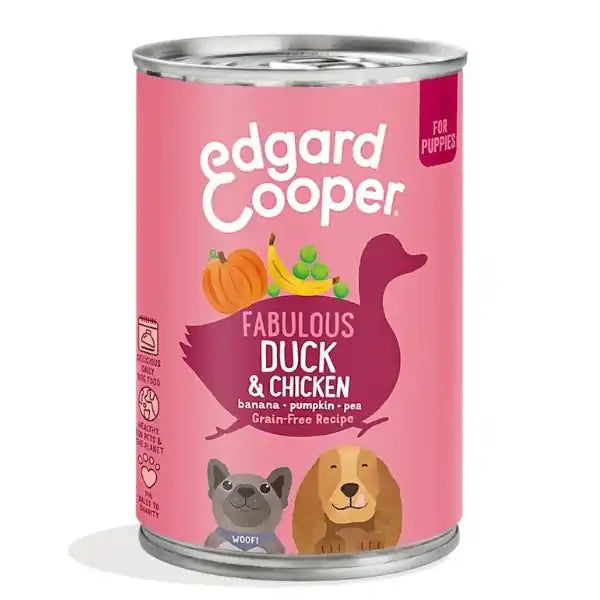Edgard & Cooper Puppy Grain Free 400 gr  Anatra e pollo bauzaarit.myshopify.com
