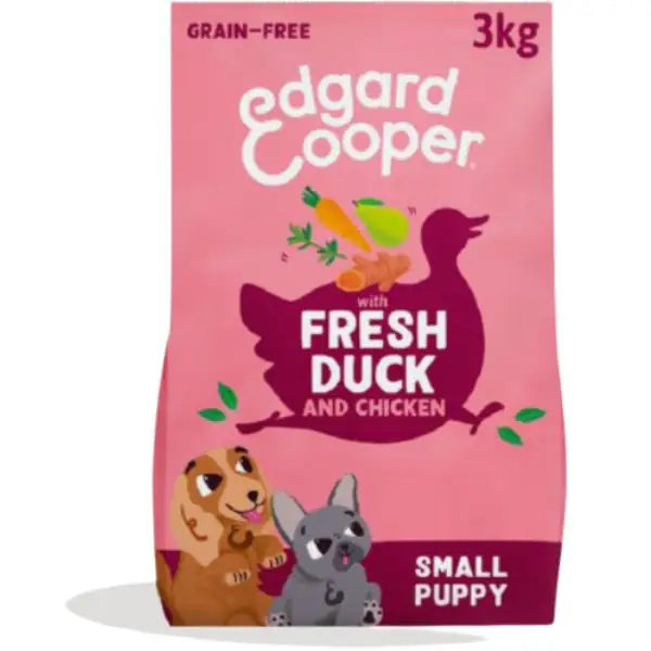 Edgard & Cooper Puppy Small Grain Free Anatra e Pollo   bauzaarit.myshopify.com
