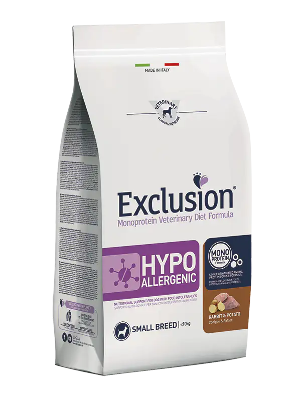 Exclusion Diet Hypoallergenic Small Breed Coniglio e Patate  2 kg bauzaarit.myshopify.com