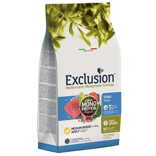 Exclusion Mediterraneo Adult Medium Breed Tonno   bauzaarit.myshopify.com