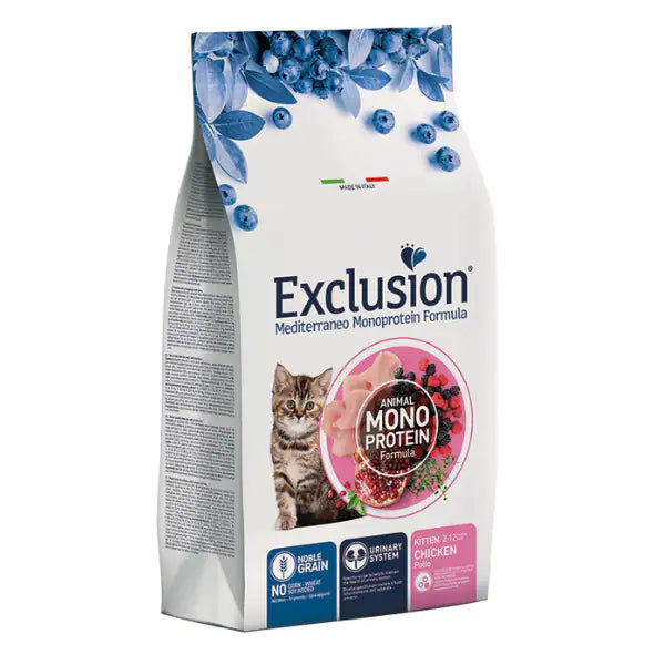Exclusion Mediterraneo Kitten Pollo  300 gr bauzaarit.myshopify.com
