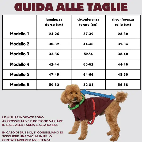 Felpa per cani mono colorazione Bordeaux Bauzaar   bauzaarit.myshopify.com