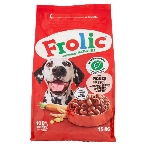Frolic Complete Dog con Manzo Carote e cereali  1,5 kg bauzaarit.myshopify.com