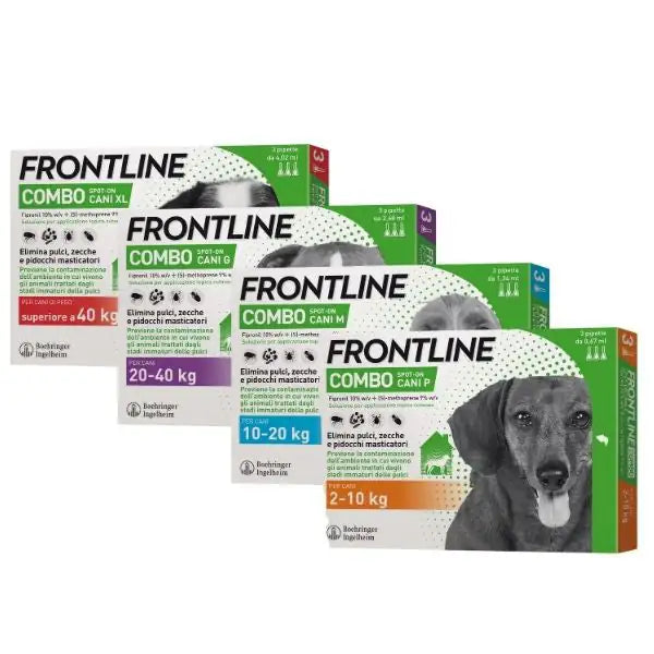 Frontline Combo Spot-On antiparassitario per cani   bauzaarit.myshopify.com