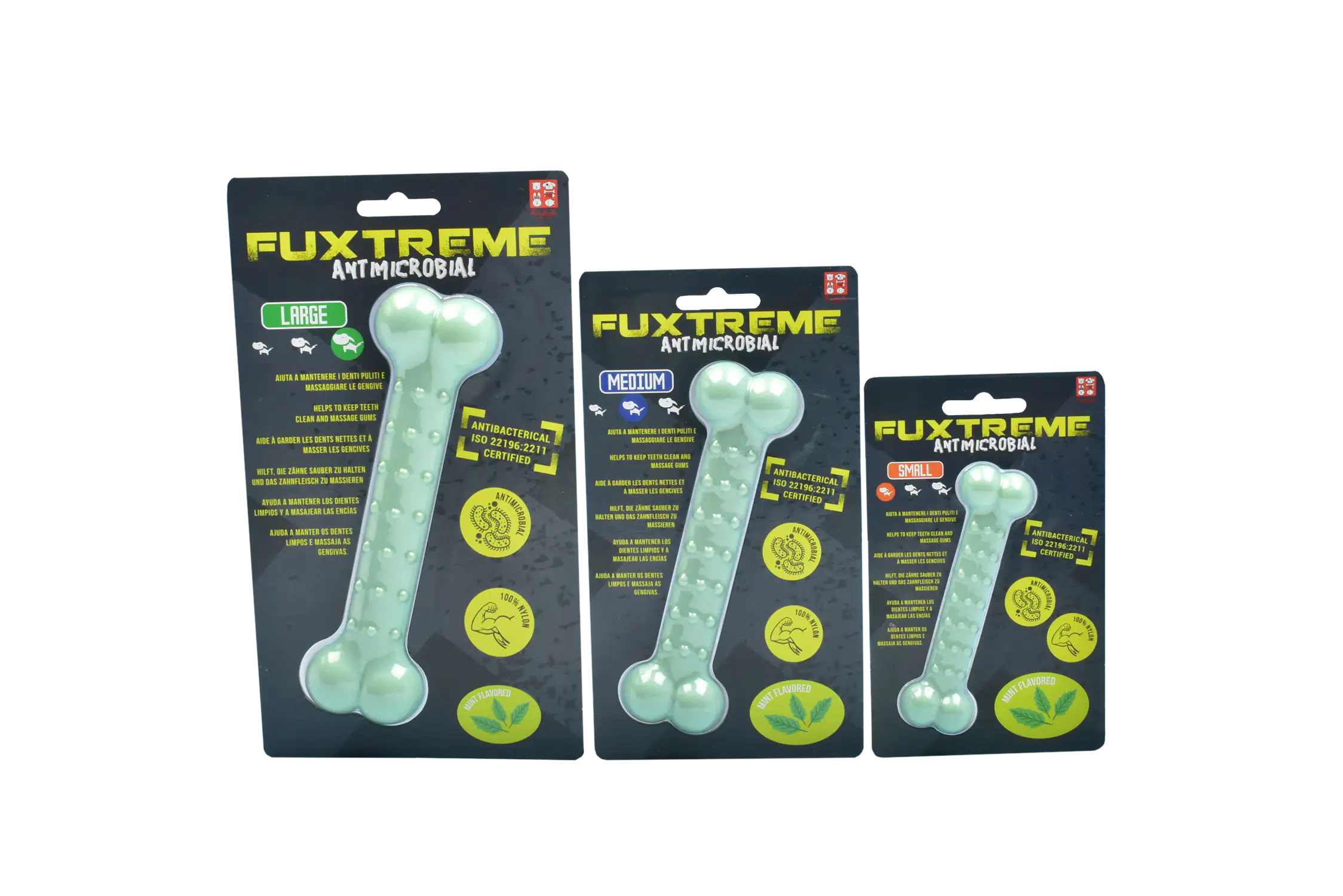 Fuxtreme Osso Antimicrobico Ferribiella  Menta 11 cm bauzaarit.myshopify.com