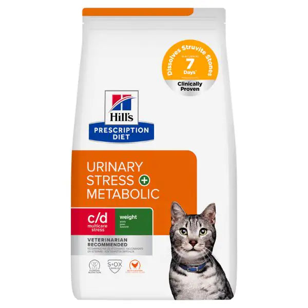 Hill's Prescription Diet c/d Urinary Stress + Metabolic Feline  1,5 kg bauzaarit.myshopify.com