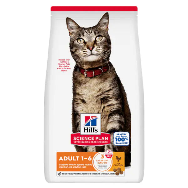 Hill's Science Plan Feline Adult Alimento per gatti con Pollo  1,5 kg bauzaarit.myshopify.com