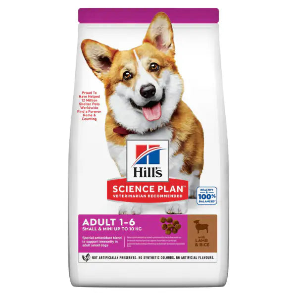 Hill's Science Plan Small & Mini Adult Alimento per cani con Agnello  1,5 kg bauzaarit.myshopify.com