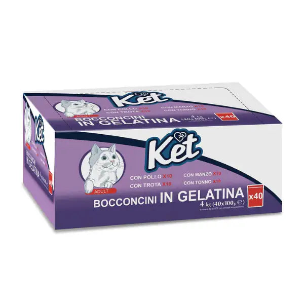 Ket Adult Bocconcini in gelatina multipack 40x100 gr  Multigusto bauzaarit.myshopify.com