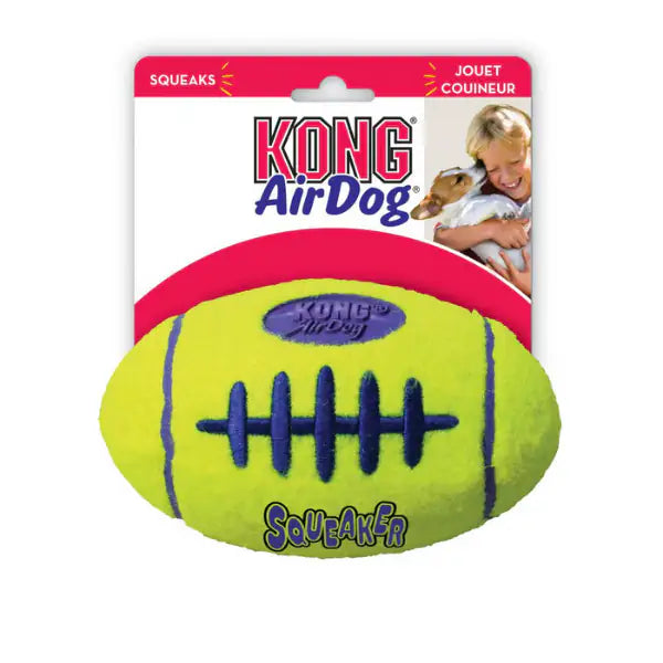 Kong Airdog Squeaker Football  Small bauzaarit.myshopify.com