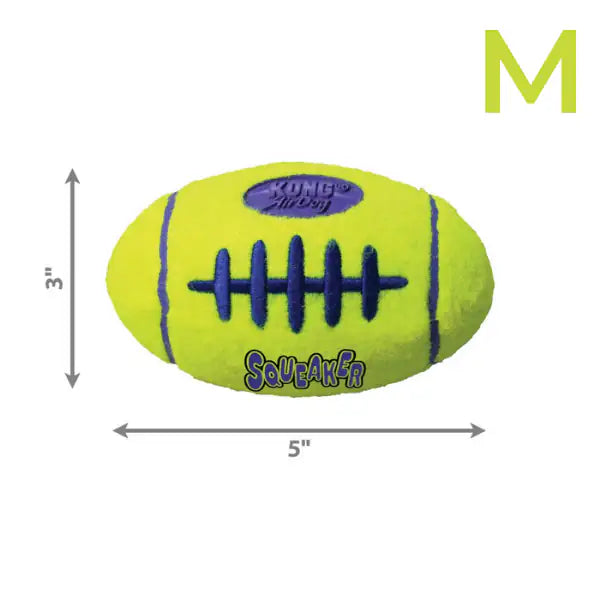 Kong Airdog Squeaker Football   bauzaarit.myshopify.com