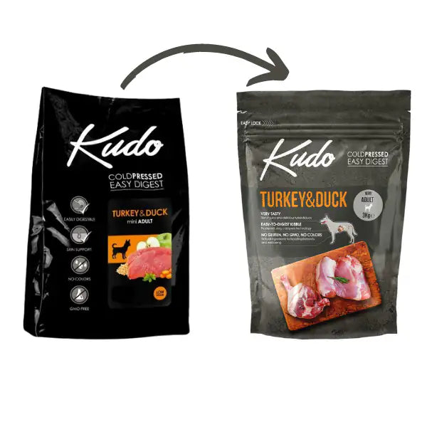Kudo Low Grain Adult Mini Tacchino e Anatra   bauzaarit.myshopify.com