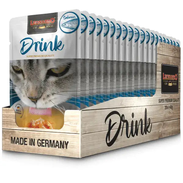 Leonardo Cat food Adult Drinks in brodo 40 gr   bauzaarit.myshopify.com