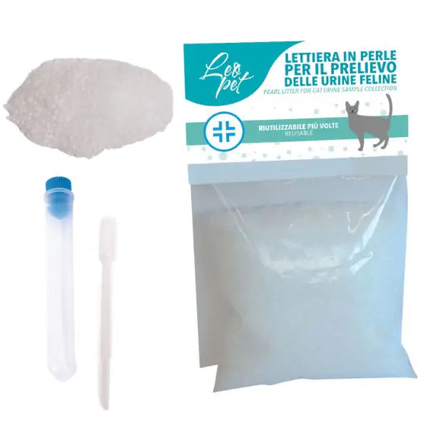 Lettiera in perle per il prelievo delle urine feline Leopet   bauzaarit.myshopify.com