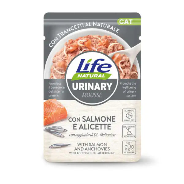 Life Cat Natural Urinary Bustine 70 gr  Salmone con alicette bauzaarit.myshopify.com