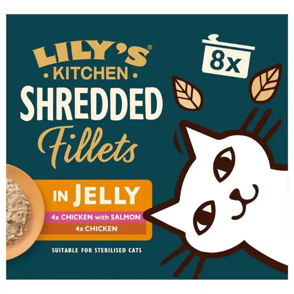 Lily's Kitchen Cat Shredded Fillets in Jelly Multipack 8x70 gr  6x Ricette Pollo 2x Tonno bauzaarit.myshopify.com