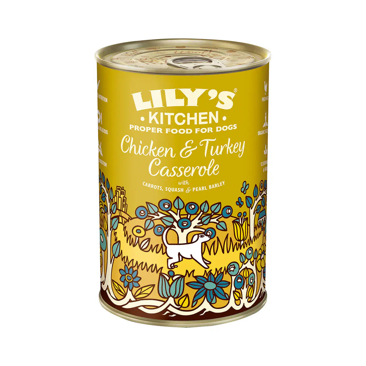Lily's Kitchen Umido 400 gr  Stufato di pollo e tacchino in stile casalingo bauzaarit.myshopify.com