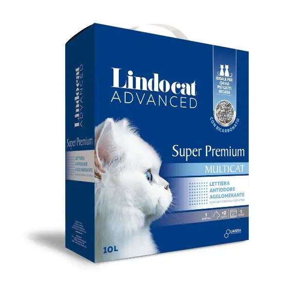 Lindocat Advanced Super Premium Multi Cat lettiera agglomerante  10 litri bauzaarit.myshopify.com
