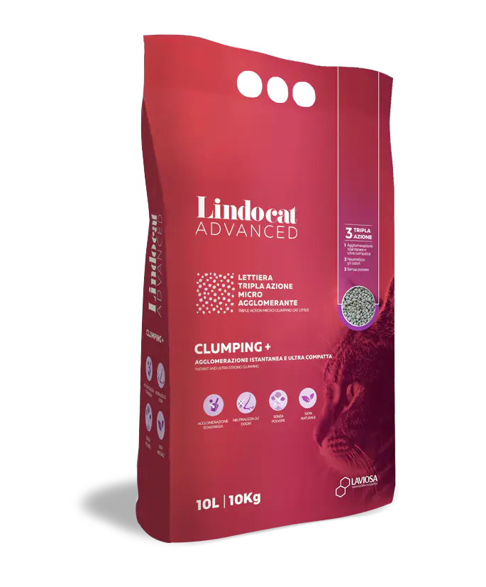 Lindocat Clumping Plus lettiera micro-agglomerante in bentonite naturale Tripla azione  Neutra bauzaarit.myshopify.com