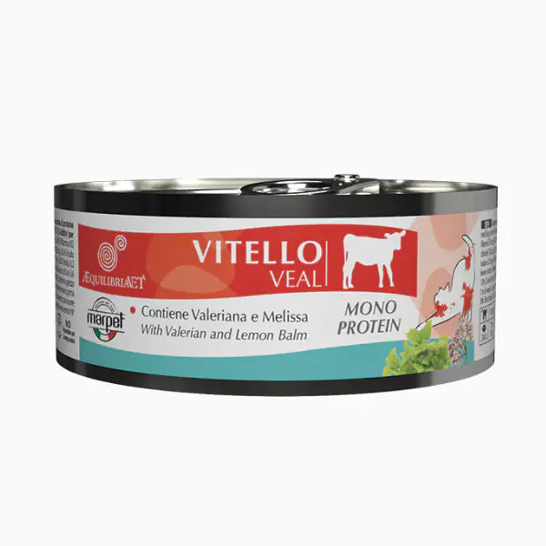 Marpet Aequilibria Vet dietetico umido gatto 85 gr  Vitello bauzaarit.myshopify.com