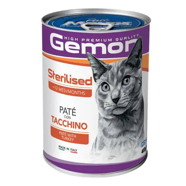 Monge Gemon Adult Sterilised Patè 400 gr   bauzaarit.myshopify.com
