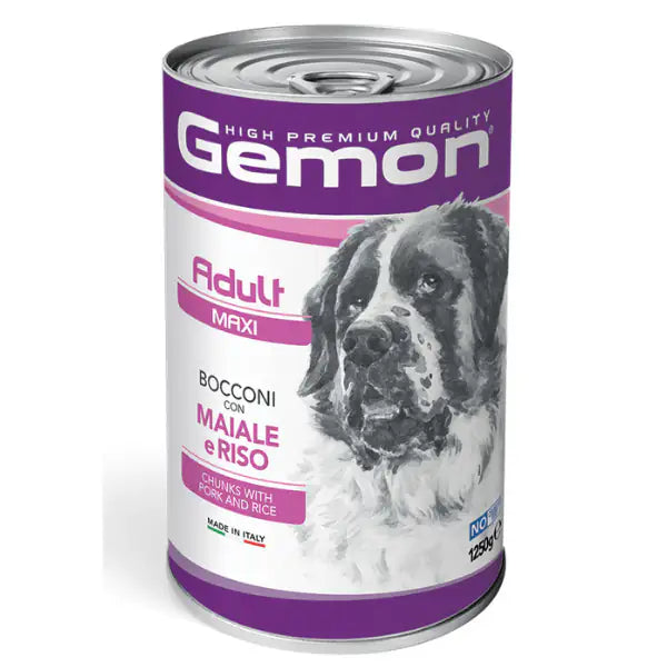 Monge Gemon Dog Bocconi Adult Maxi 1,25 kg  Maiale bauzaarit.myshopify.com