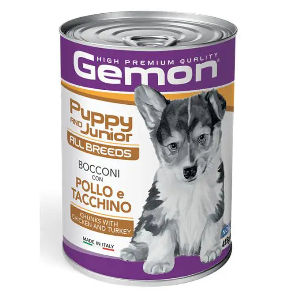 Monge Gemon Dog Puppy e Junior All Breeds Bocconi 415 gr   bauzaarit.myshopify.com