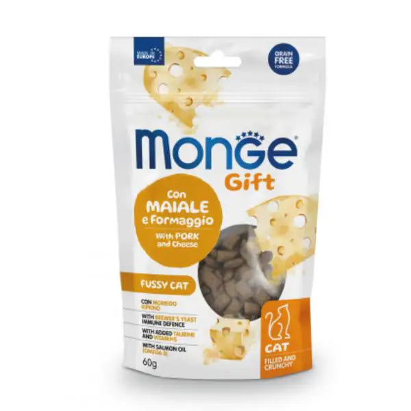 Monge Gift snack grain free per gatti Appetito Difficile 15 gr   bauzaarit.myshopify.com