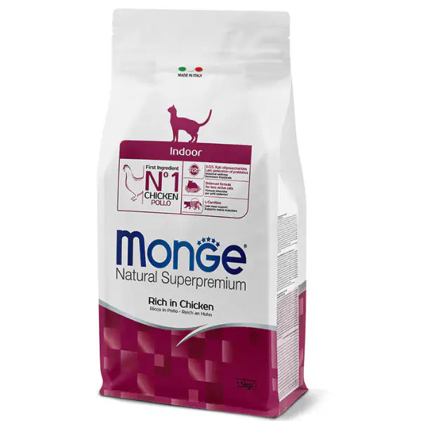 Monge Natural Superpremium Indoor Pollo  1,5 kg bauzaarit.myshopify.com