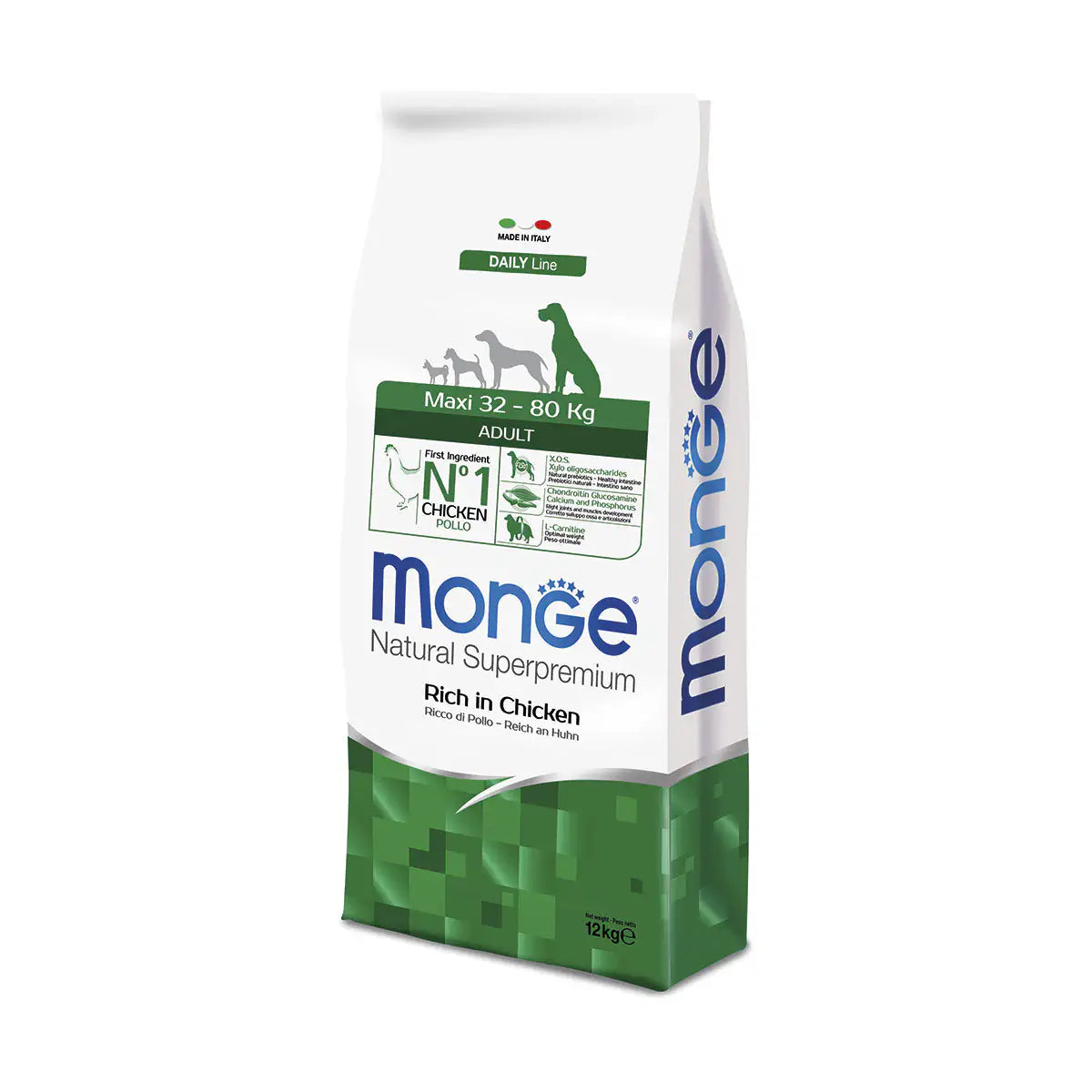 Monge Natural Superpremium Maxi Adult Ricco di Pollo  12 kg bauzaarit.myshopify.com