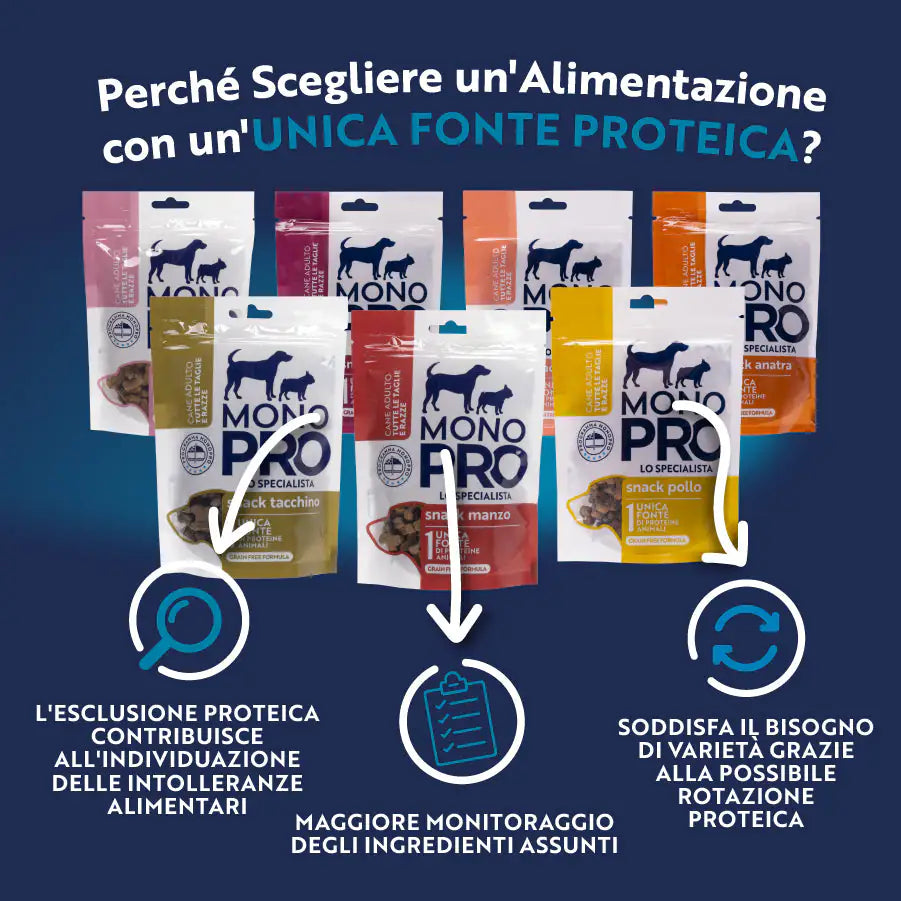 Monopro lo specialista Dog Adult All Breeds Biscotti Grain Free 100 gr   bauzaarit.myshopify.com