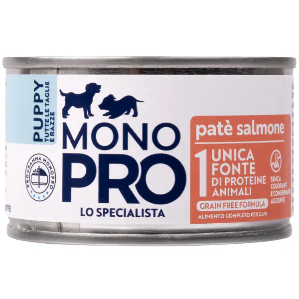 Monopro lo specialista Puppy All Breeds Patè Grain Free 150 gr  Salmone bauzaarit.myshopify.com