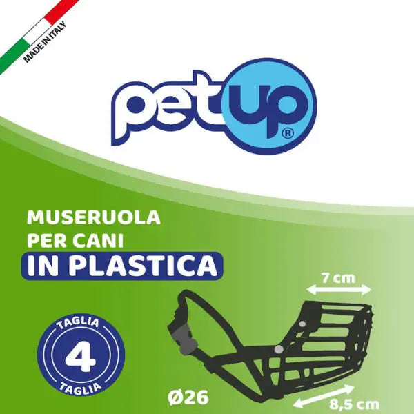 Museruola per cani in plastica PetUp   bauzaarit.myshopify.com
