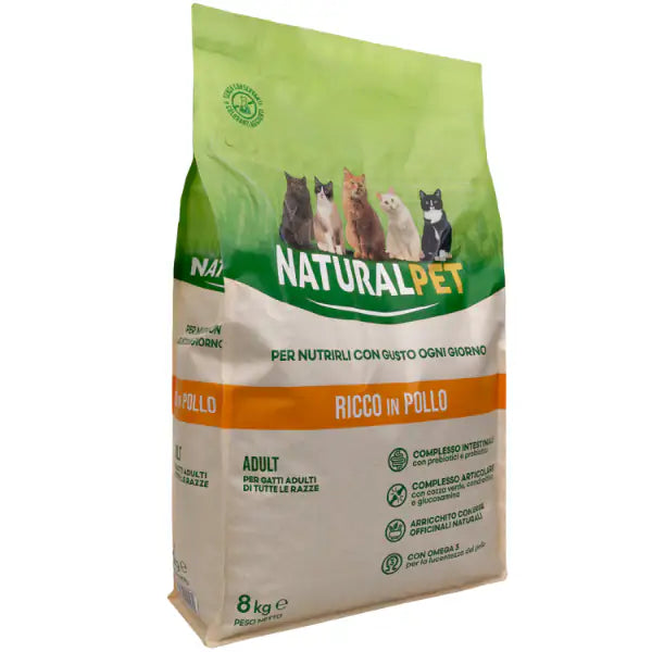 NaturalPet Cat Adult Pollo  8 kg bauzaarit.myshopify.com