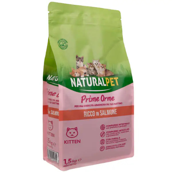 NaturalPet Kitten Prime Orme Salmone  1,5 kg bauzaarit.myshopify.com