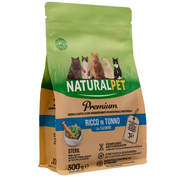 NaturalPet Premium Cat Sterilised Tonno  300 gr bauzaarit.myshopify.com
