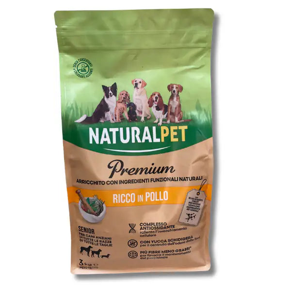 NaturalPet Premium Senior All Breeds Pollo e riso   bauzaarit.myshopify.com