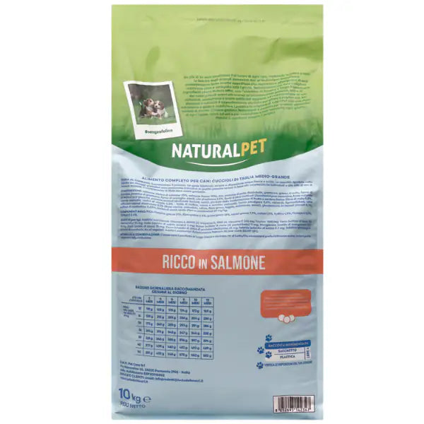 NaturalPet Puppy Prime Orme Medium/Large Salmone   bauzaarit.myshopify.com