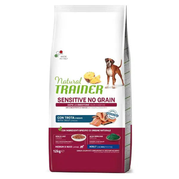 Natural Trainer Sensitive Adult Grain Free Medium/Maxi Trota   bauzaarit.myshopify.com