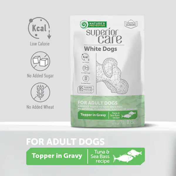 Nature’s Protection Superior Care Adult White Dogs Alimento Complementare 70 gr   bauzaarit.myshopify.com