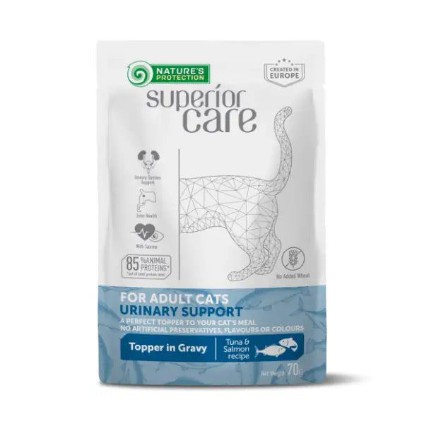 Nature’s Protection Superior Care Cat Adult Urinary Alimento Complementare 70 gr  Tonno e salmone bauzaarit.myshopify.com
