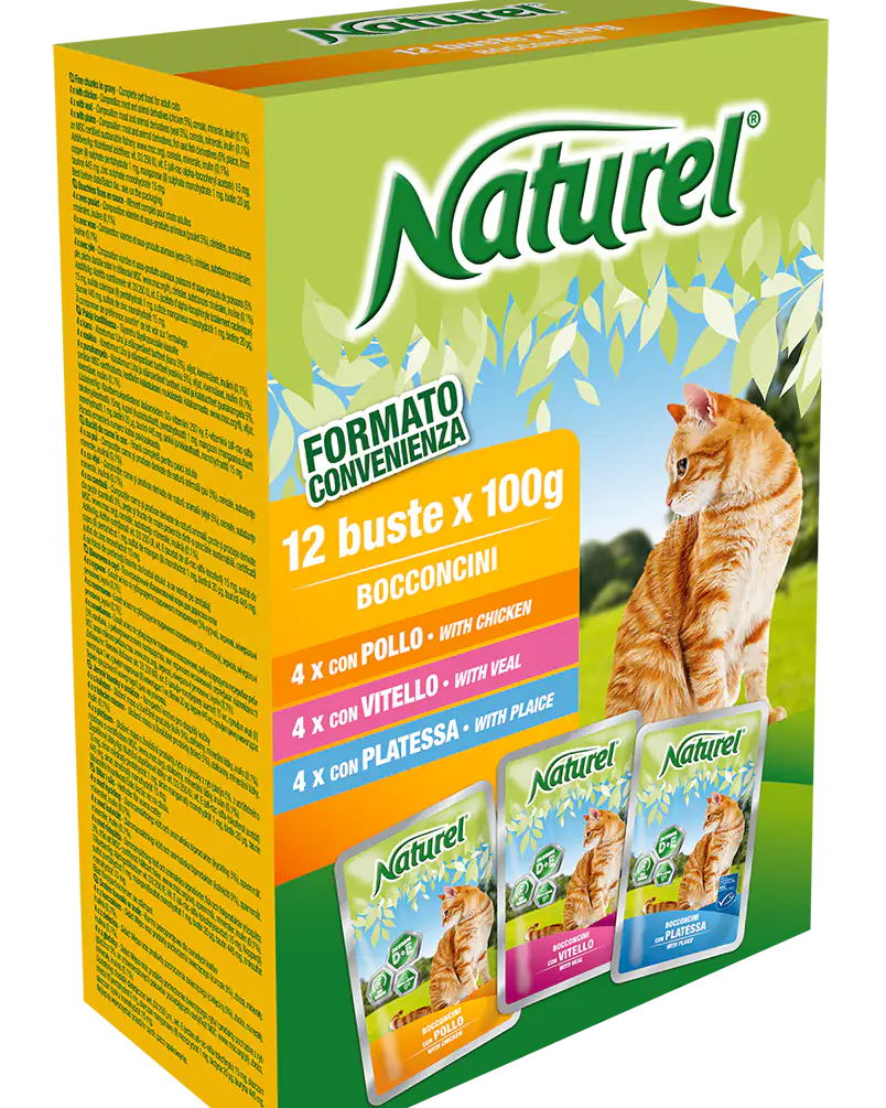 Naturel Multipack Bocconcini in Salsa Multipack 12x100 gr  Pollo, vitello e platessa bauzaarit.myshopify.com