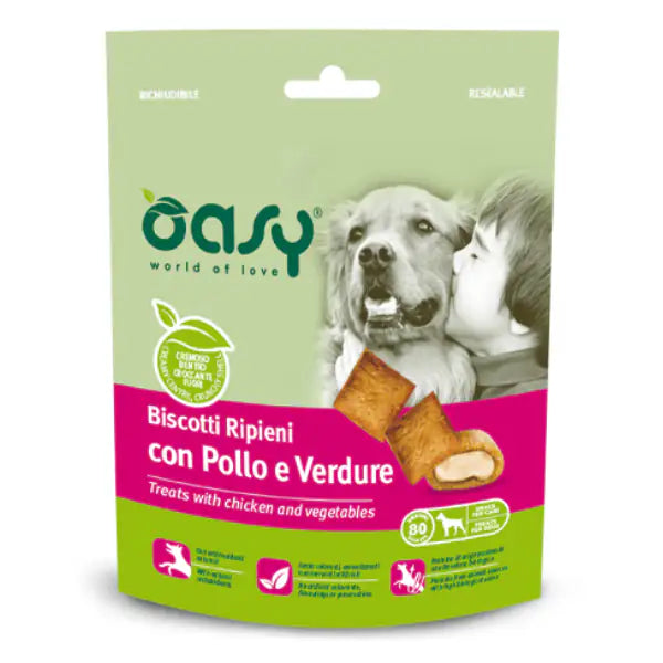 Oasy Dog Biscotti Ripieni 80 gr   bauzaarit.myshopify.com