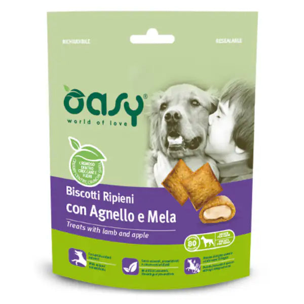 Oasy Dog Biscotti Ripieni 80 gr   bauzaarit.myshopify.com