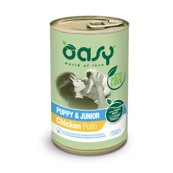 Oasy Dog Puppy & Junior All Breeds Patè 400 gr   bauzaarit.myshopify.com