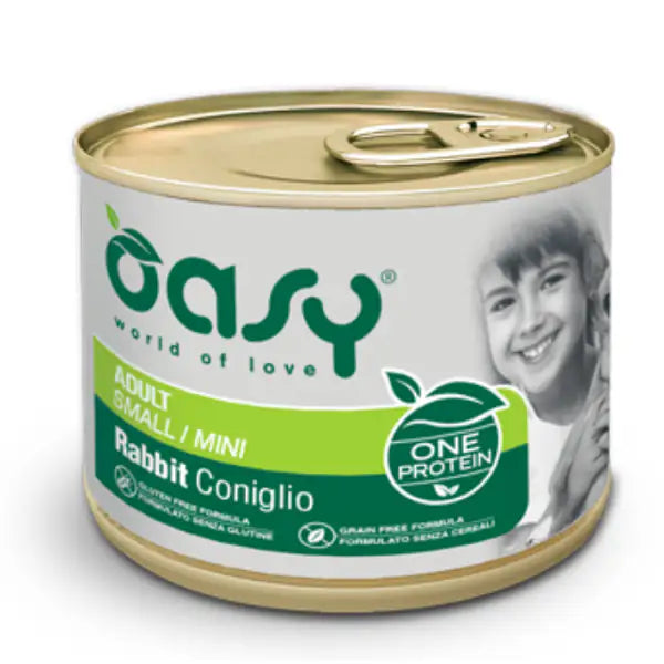 Oasy Monoproteico Adult Mini 200 gr  Coniglio bauzaarit.myshopify.com