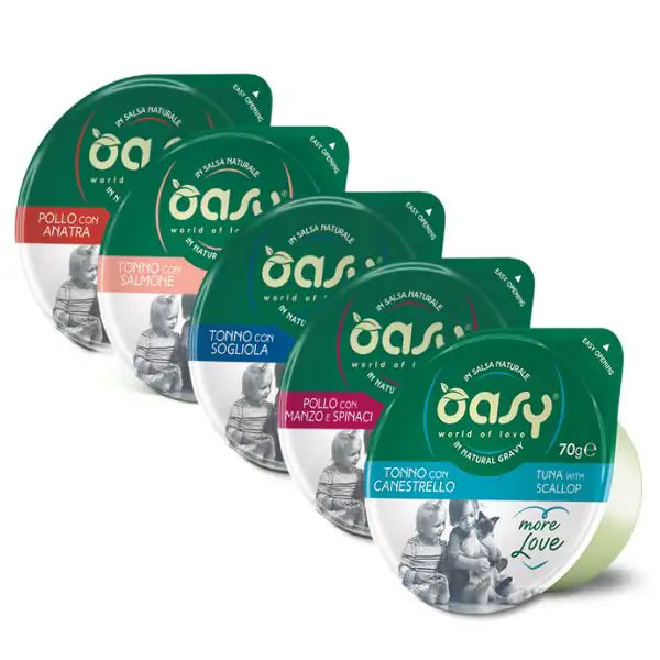 Oasy More Love Cat Green Cup in salsa naturale 70 gr   bauzaarit.myshopify.com